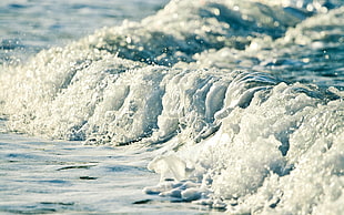 ocean waves close-up photography, landscape, waves