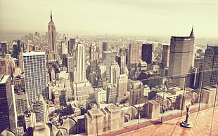 high-rise building, cityscape, urban, New York City