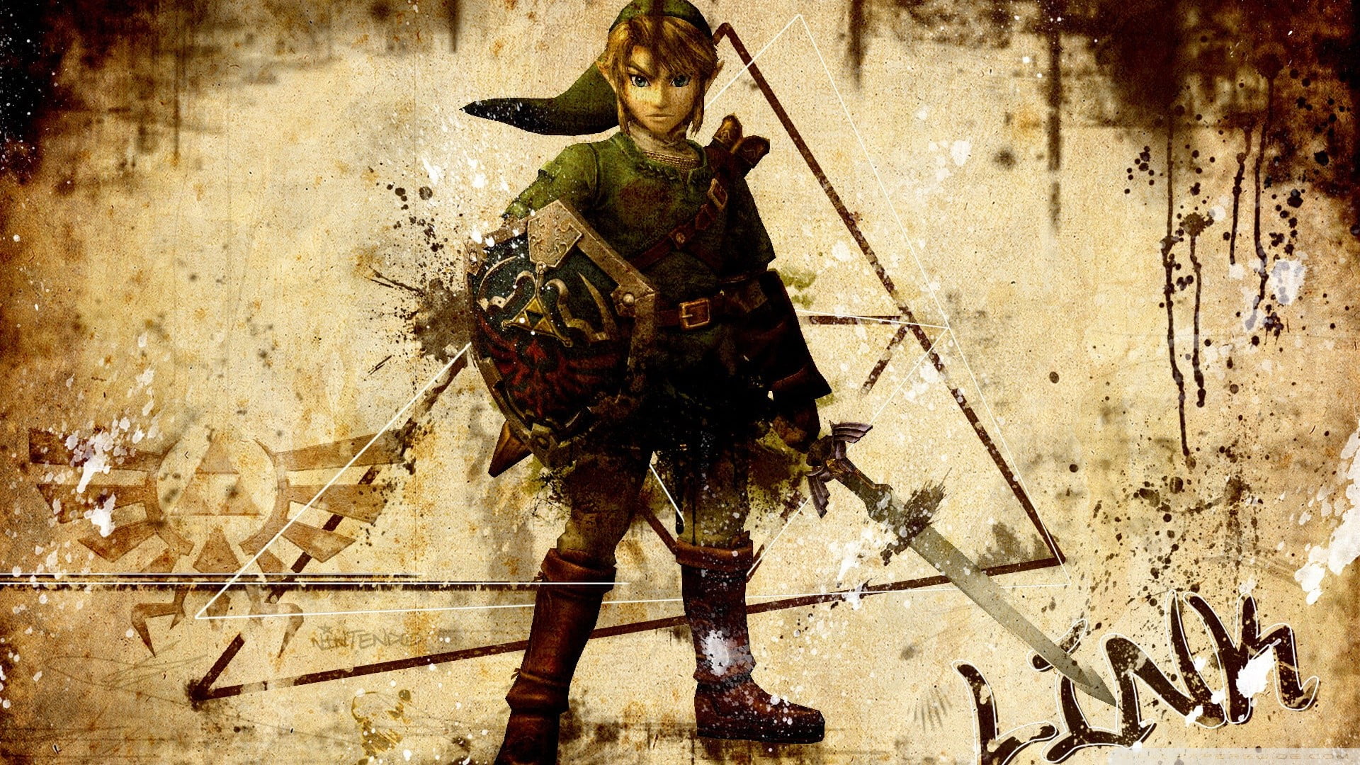 Legend of Zelda Link, The Legend of Zelda, Link, Triforce, Master Sword