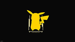 Pikachu illustration HD wallpaper