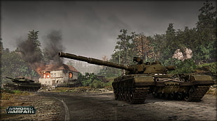 Armored Warfare digital game wallpaper, Armored Warfare, tank, video games