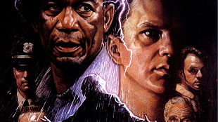 Morgan Freeman digital wallpaper, movies, The Shawshank Redemption