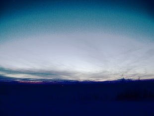 cloudy sky, glitch art, sky, blue, blurred HD wallpaper