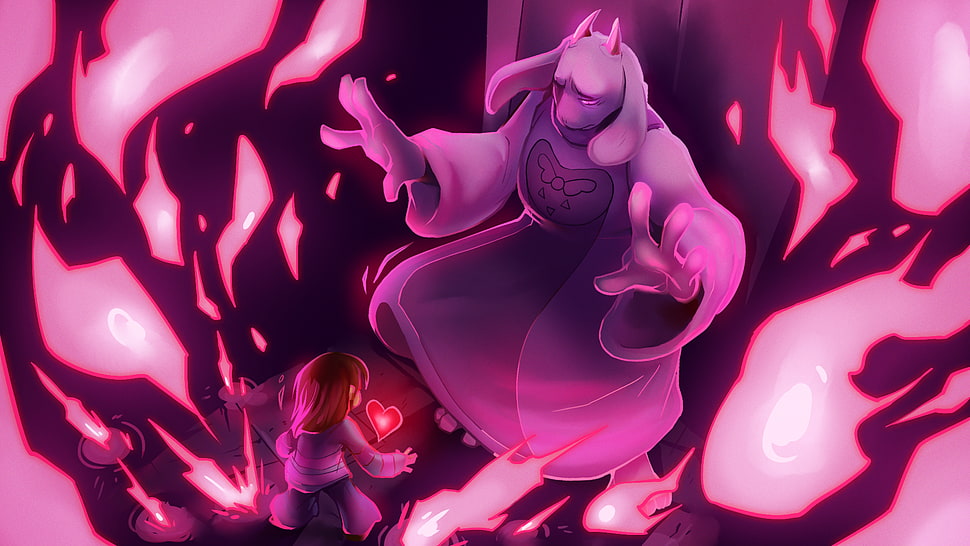 Undertale, Frisk, Toriel HD wallpaper
