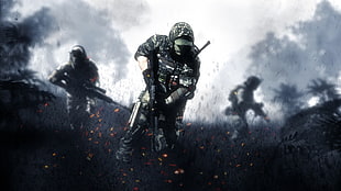 soldiers videogame screenshot HD wallpaper