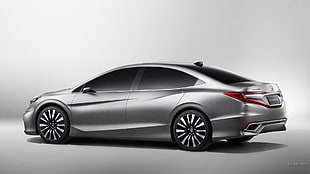 silver-colored Mercedes-Benz sedan, Honda C, concept cars
