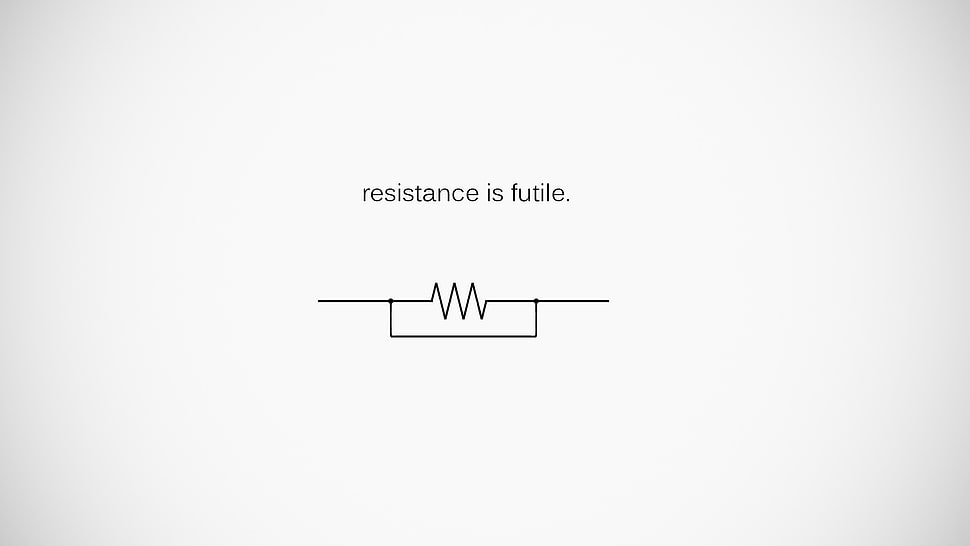 white background with black text overlay HD wallpaper