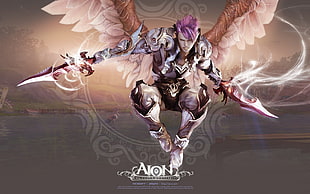 Aion the tower of eternity,  Girl,  Wings,  Dress