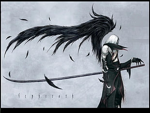 grim reaper digital wallpaper, Final Fantasy VII, Sephiroth, video games HD wallpaper