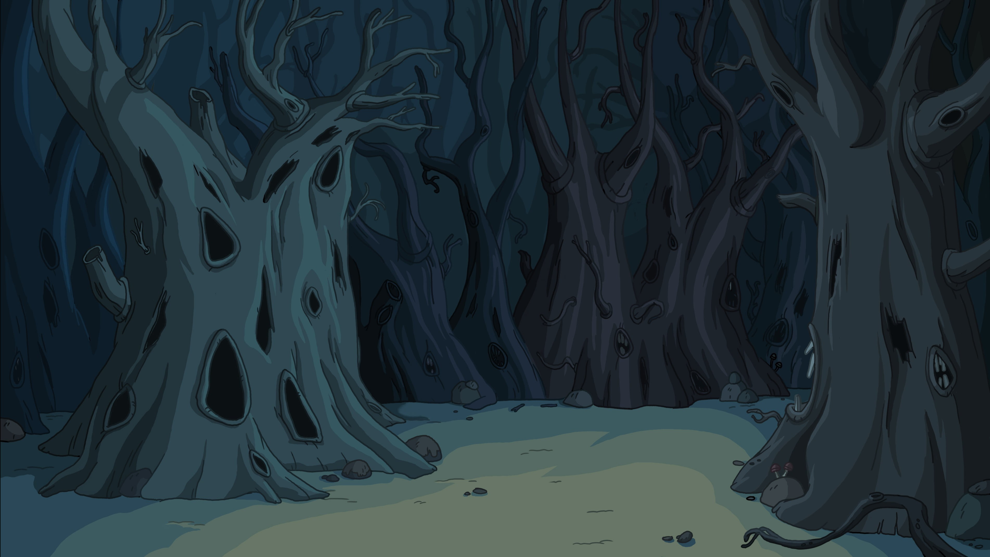 Leafless brown trees cartoon movie screenshot, Adventure Time, cartoon HD  wallpaper | Wallpaper Flare