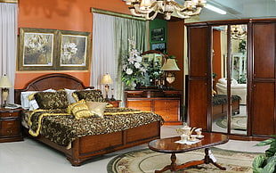photo of bed room set