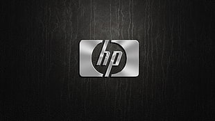HP logo, brand HD wallpaper