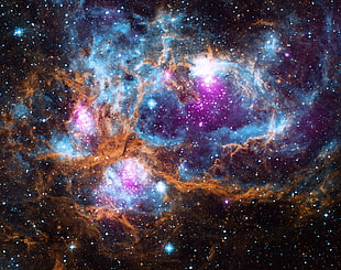 view of galaxy HD wallpaper