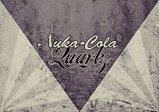 Nuka-Cola Quartz log o, Fallout, Nuka Cola, fan art