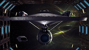 Star Trek Enterprise digital wallpaper, artwork, Star Trek HD wallpaper
