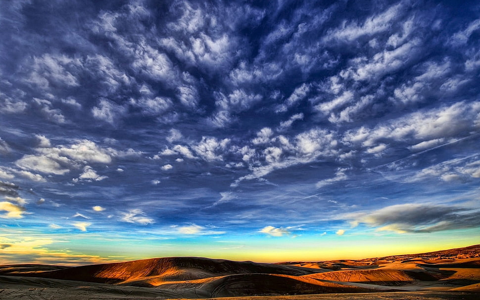 landscape of desert during daytime HD wallpaper