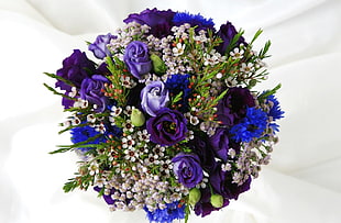 purple Rose flower bouquet