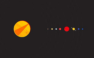 planets and sun wallpaper