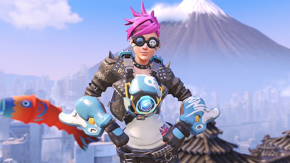 Fortnite game application still screenshot, Overwatch HD wallpaper
