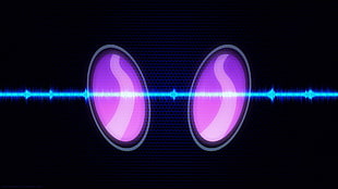purple light illustration, My Little Pony, DJ Pon-3, Vinyl Scratch