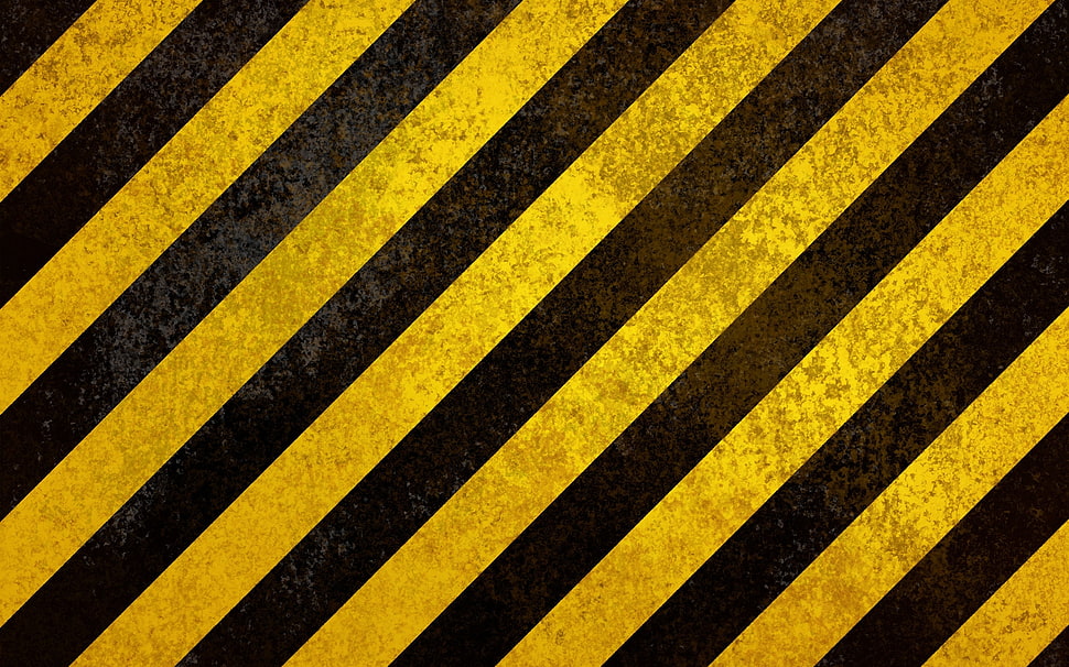 yellow and black stripe wall paper HD wallpaper