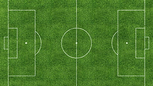 football field illustration HD wallpaper