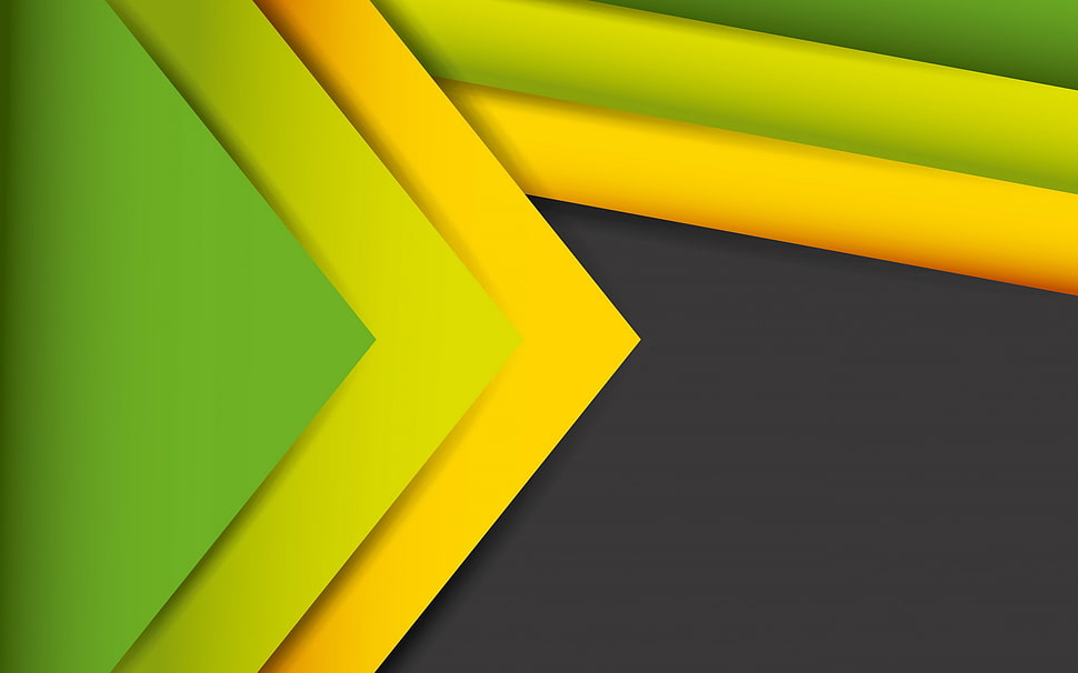 yellow, green, and gray wallpaper HD wallpaper