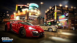 red sport car, Fast and Furious, Fast & Furious: Legacy, video games, iOS