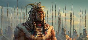 Ape character illustration, fantasy art, orcs HD wallpaper