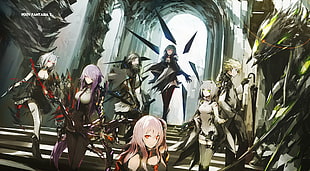 seven anime characters wallpaper HD wallpaper