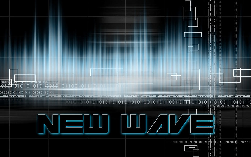 New Wave text, texture, text HD wallpaper