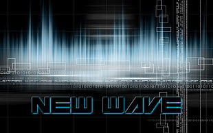 New Wave text, texture, text