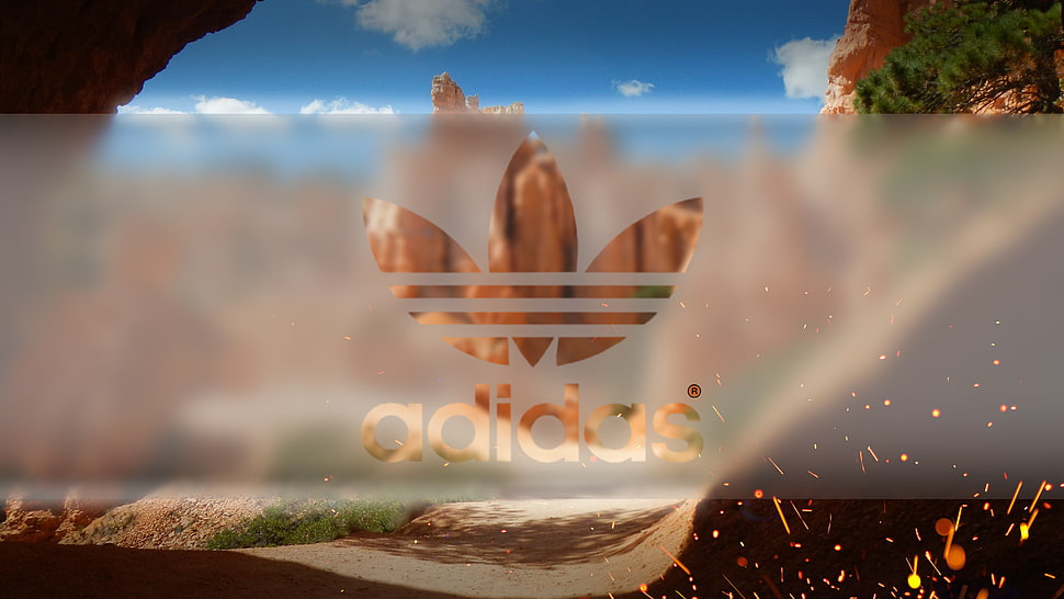 Adidas logo HD wallpaper