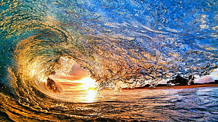 body of water, water, sunset HD wallpaper