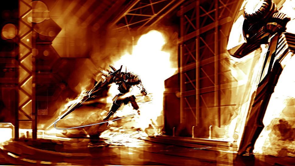 game application digital wallpaper, mech, Armored Core HD wallpaper