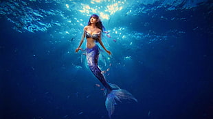mermaid illustration, mermaids HD wallpaper
