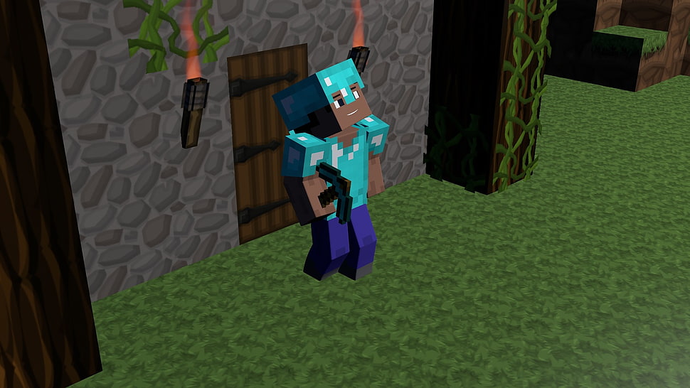 Minecraft game application screenshot, Minecraft, video games HD wallpaper