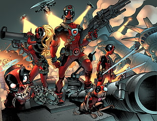 Deadpool army wallpaper HD wallpaper