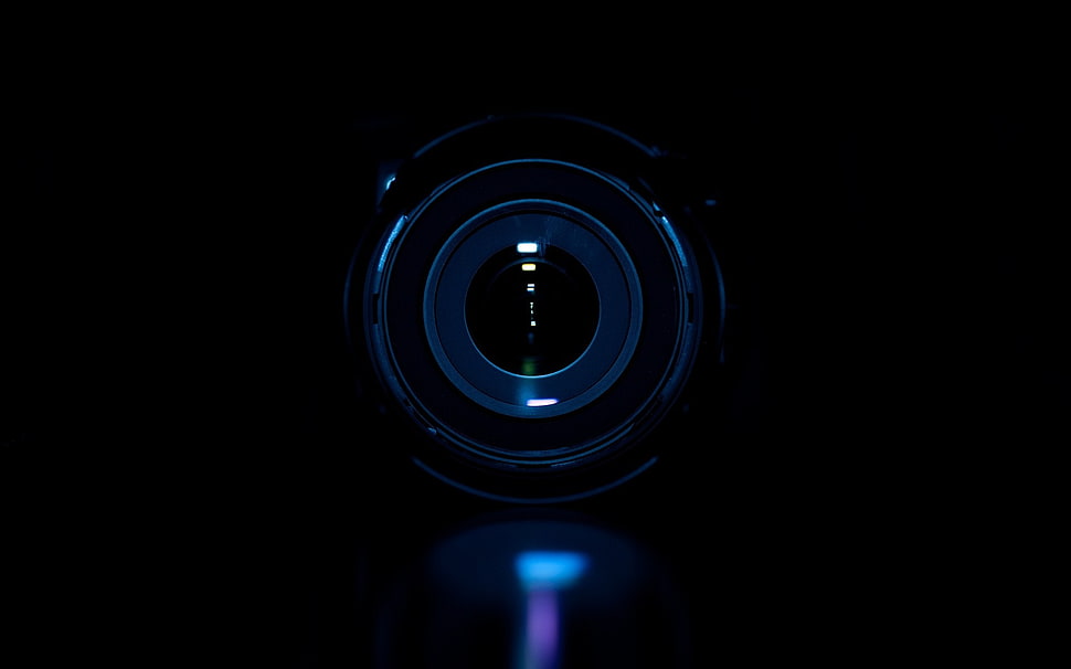 black camera lens, camera, technology, closeup HD wallpaper