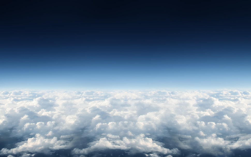 white clouds, clouds, sky HD wallpaper