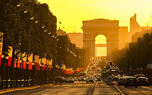 Arc de Triumph, Paris, photography, urban, city, cityscape HD wallpaper