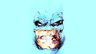 Batman digital wallpaper, Batman, Batman: The Dark Knight, Frank Miller, Mark Simpson HD wallpaper