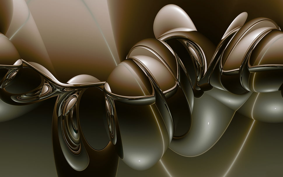 beige and white abstract artwork HD wallpaper
