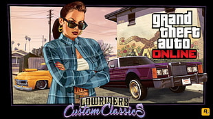 Grand Theft Auto Online wallpaper, Grand Theft Auto V Online, lowrider, Grand Theft Auto V, Rockstar Games HD wallpaper