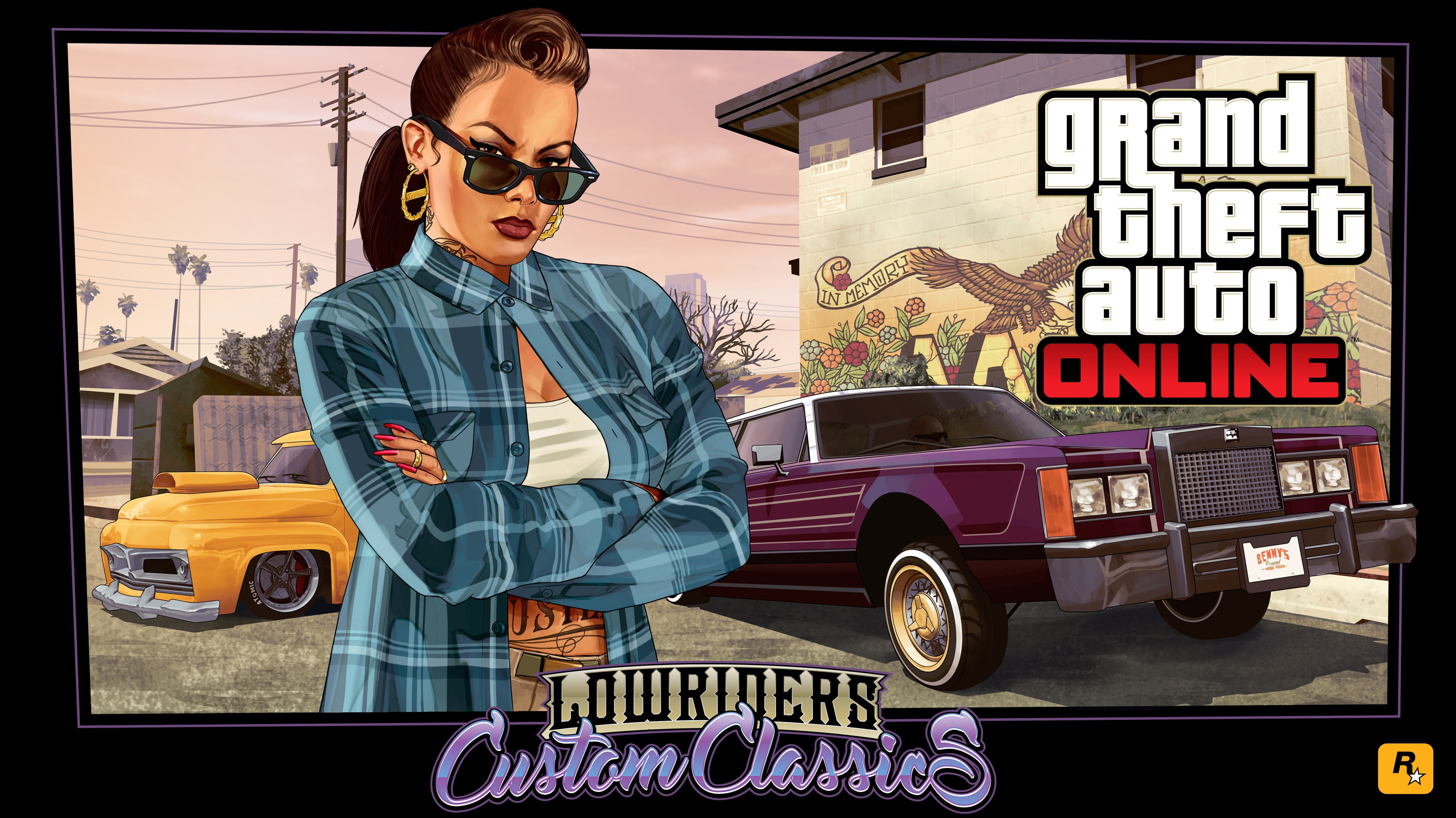 Grand Theft Auto Online wallpaper, Grand Theft Auto V Online, lowrider, Grand Theft Auto V, Rockstar Games