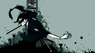 black cartoon character, Jin (Samurai Champloo), Samourai Champloo