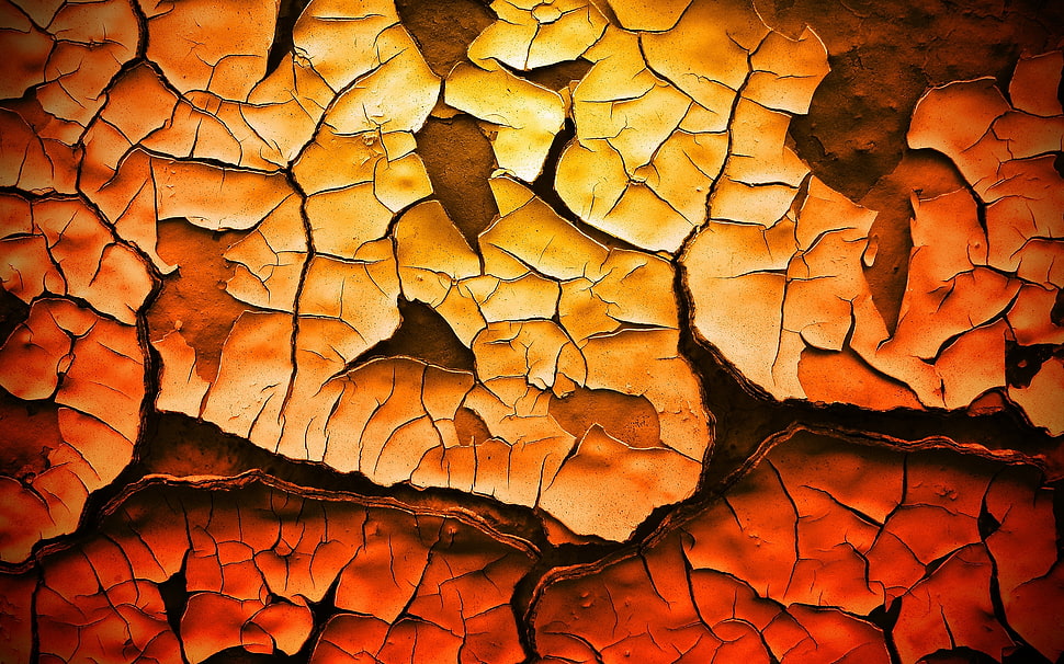 brown and black abstract painting HD wallpaper