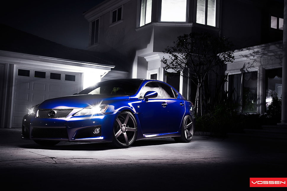 blue and black car die-cast model, Lexus, car, blue cars, vehicle HD wallpaper
