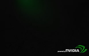 NVIDIA logo, Nvidia, GPUs, computer, simple background
