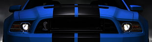 blue and black car HD wallpaper